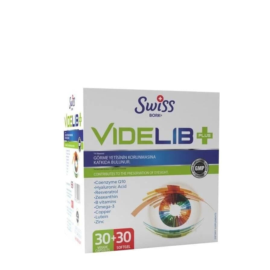Swiss Bork Videlib Multivitamin & Omega-3 Support 60 Count