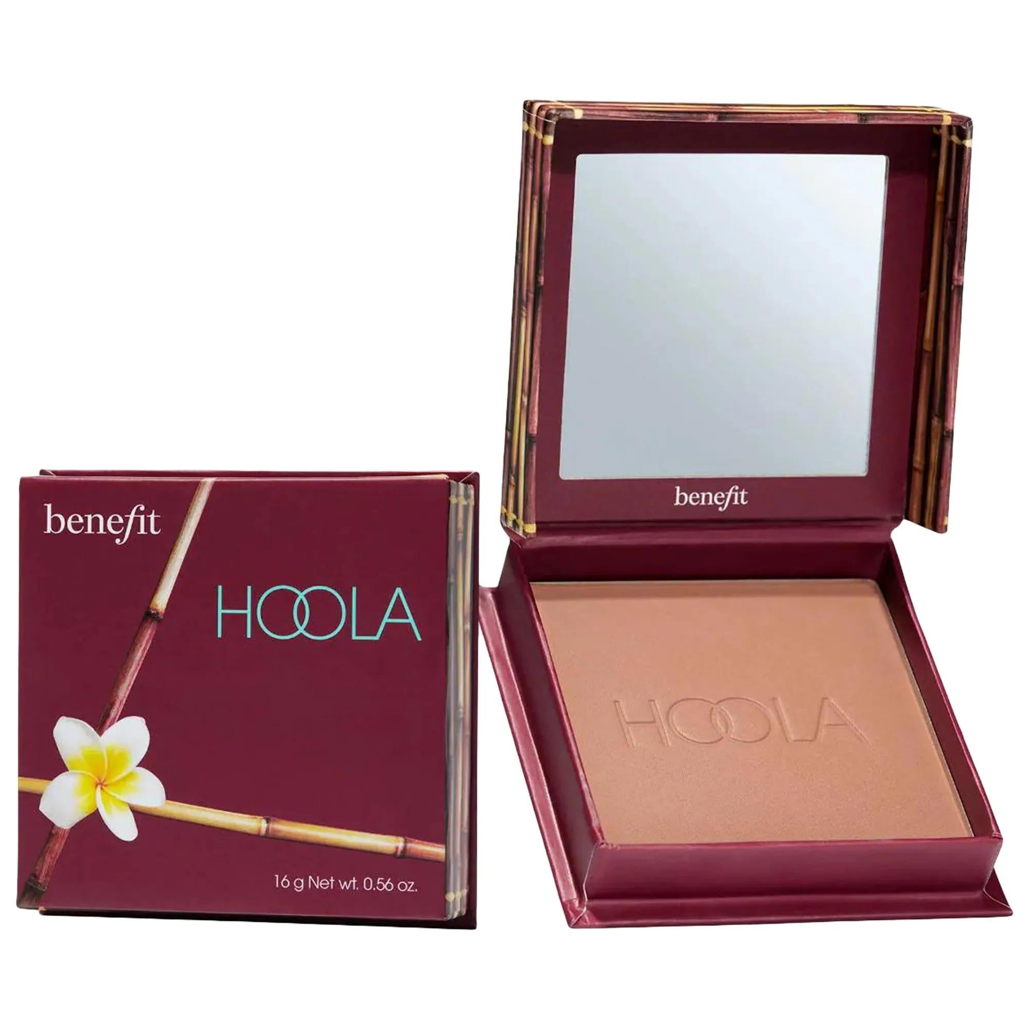 Benefit Cosmetics Hoola Matte Powder Bronzer for Natural-Looking Matte Finish - Silky-Soft Powder, Chemical-Free Makeup Benefit Hoola Matte Powder Bronzer - Natural Matte Finish matte powder bronzer, Benefit Cosmetics Hoola, natural-looking bronzer, chemical-free makeup, silky-soft powder, powder bronzer, makeup, cheek makeup, bronzer, Benefit Cosmetics, Hoola, Hoola Lite, Hoola Toasted, Hoola Caramel, natural finish, matte finish, everyday wear, sensitive skin, gentle makeup, cruelty-free, clean beauty