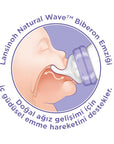 Lansinoh NaturalWave Baby Bottle Nipple - Medium Flow, Anti-Colic, BPA Free - view 6