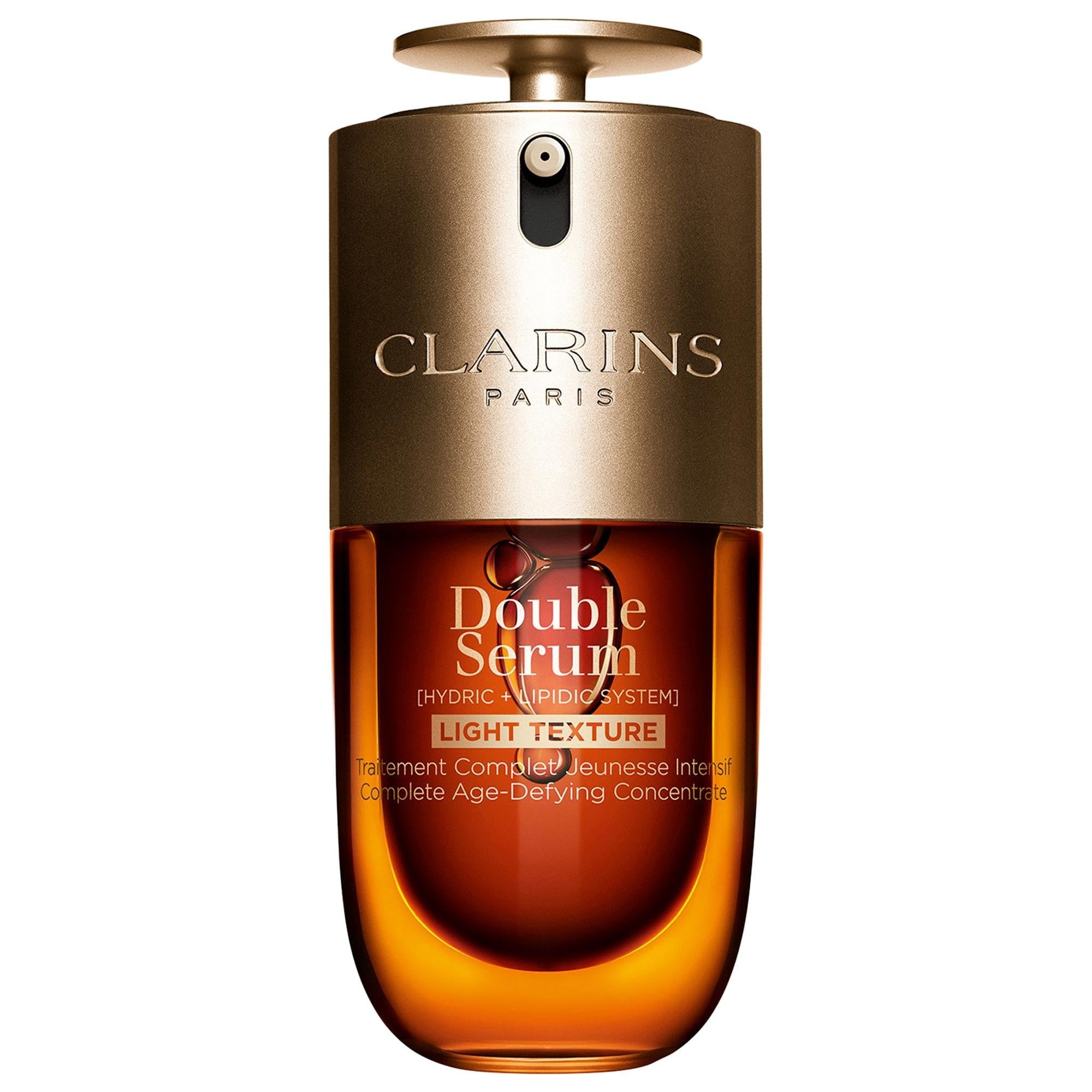Clarins Double Serum Light Texture: Anti-Aging Serum to Firm Skin, Boost Radiance, Refine Pores &amp; Reduce Wrinkles with Natural Ingredients Clarins Double Serum: Anti-Aging, Wrinkle &amp; Pore Refining Anti-aging serum, Wrinkle reduction, Skin firming serum, Radiance boosting serum, Pore refining serum, Natural anti-aging ingredients, Double Serum Light Texture, Organic skincare, Facial serum for wrinkles, Best anti-aging serum for women, anti-aging, wrinkle serum, firming serum, radiance serum, pore refining, n