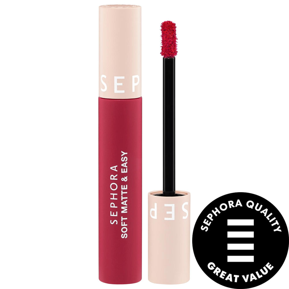 Soft Matte & Easy Liquid Lipstick - Vegan, Long-Lasting Matte Lip Color by Soft Matte Vegan Liquid Lipstick for Long-Lasting Matte Color vegan liquid lipstick, matte lipstick, long-lasting lip color, water-based lipstick, cruelty-free cosmetics, lip makeup, vegan cosmetics, comfortable lipstick, buildable lip color, intense lip color, daily wear lipstick, monochromatic makeup, soft matte lipstick