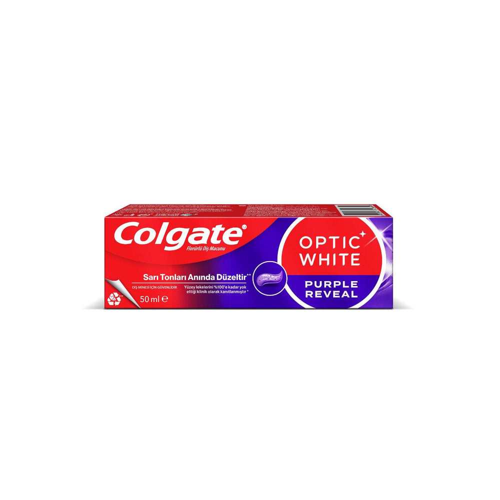 Colgate Optic White Purple Whitening Toothpaste 50ml