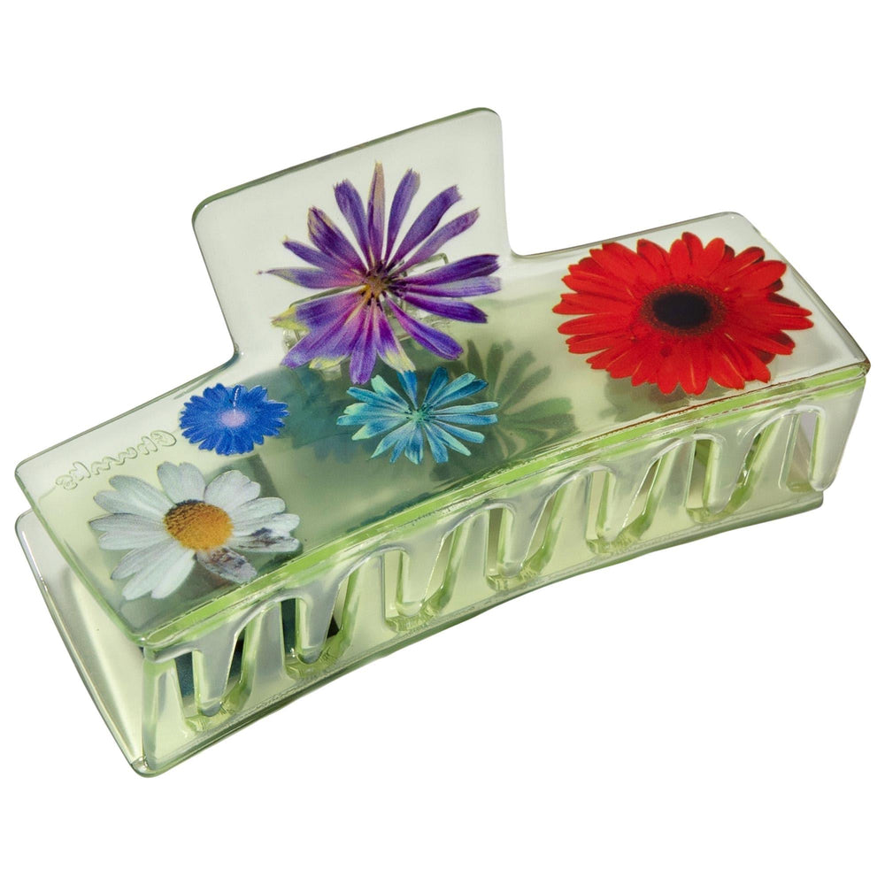 Chunks Flower Power Hair Claw Clip - Secure, Stylish Hold for All Hair Types - Acetate, Plant-Based & FSC Certified Chunks Flower Hair Clip - Stylish & Sustainable Hair Claw hair claw clip, flower hair clip, acetate hair clip, medium hair clip, plant-based hair clip, sustainable hair accessory, hair styling clip, hair accessories for women, hair clip, claw clip, hair accessory, up-do clip, styling clip, acetate clip, sustainable clip, women's hair accessories, girls hair accessories, gifts for her, hair fas