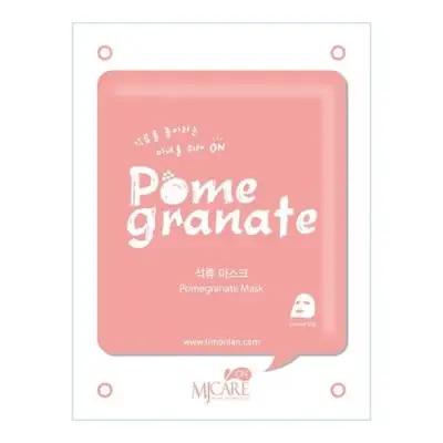 MjCare Pomegranate Face Mask - Natural Ingredients for Brightening and Nourishment - Single-Use Skincare - Face Mask