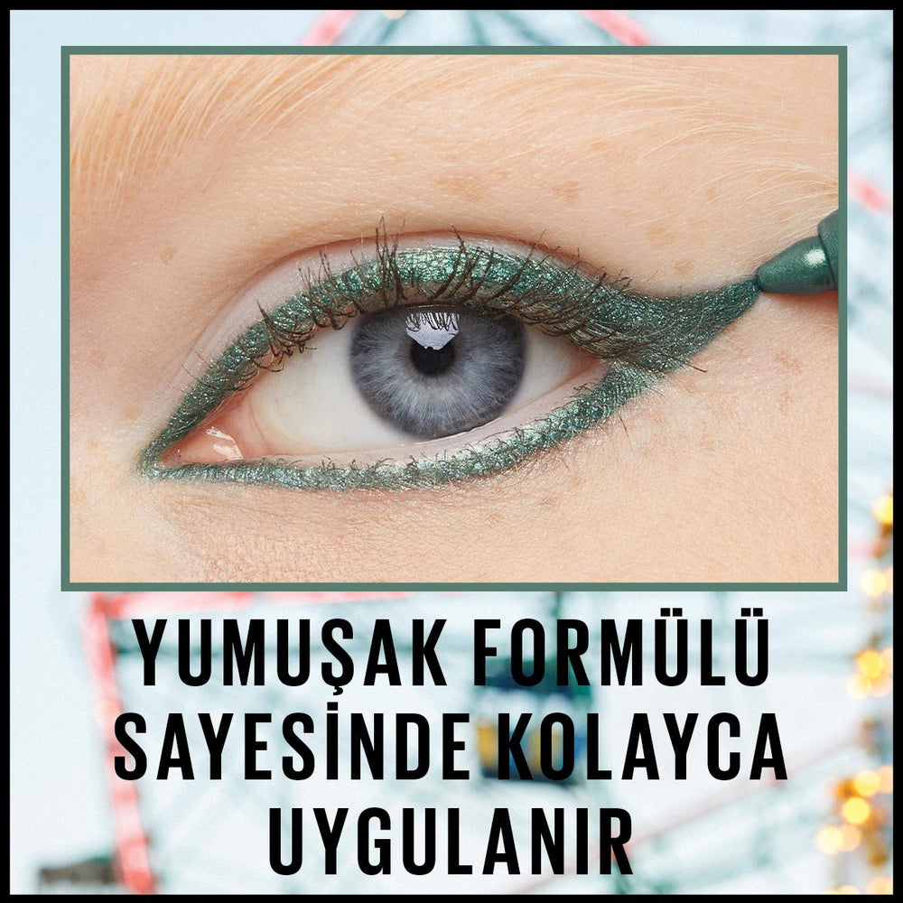 Maybelline Tattoo Liner Jel Göz Kalemi 302 Ultra Pink - Long-Lasting, Waterproof Eyeliner for Intense Eye Color - Eyeliner
