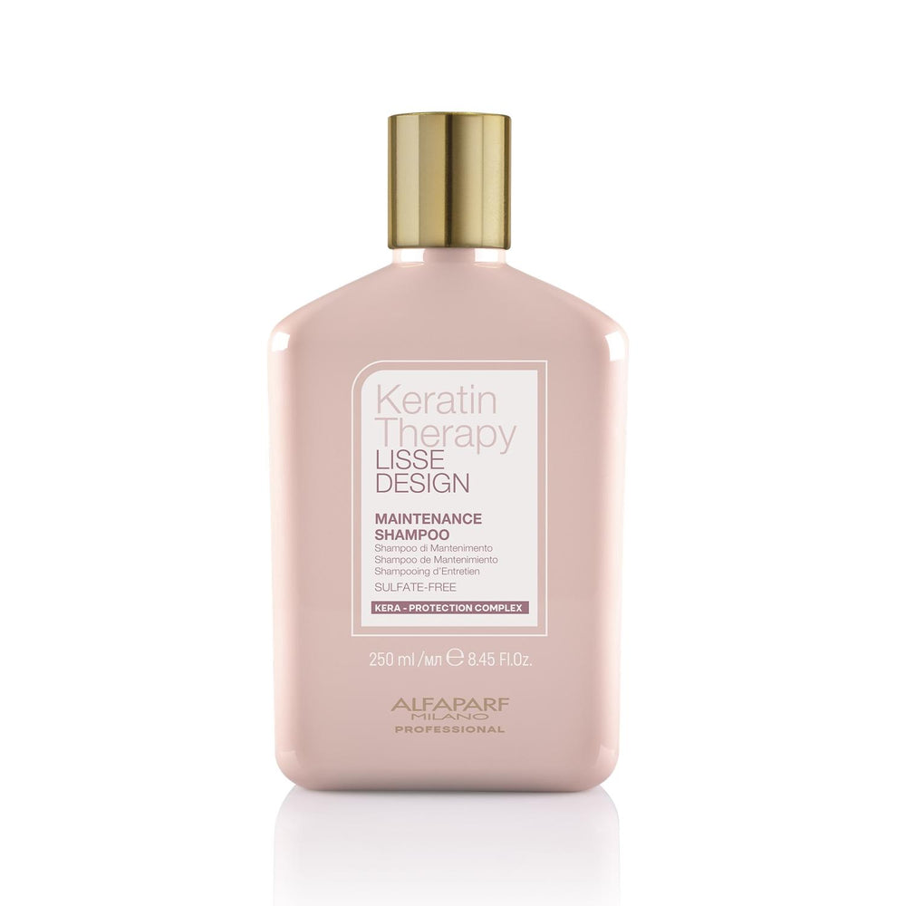 Alfaparf Keratin Therapy Lisse Design Keratin Shampoo - 250ml, Repairs & Nourishes Damaged Hair - Shampoo