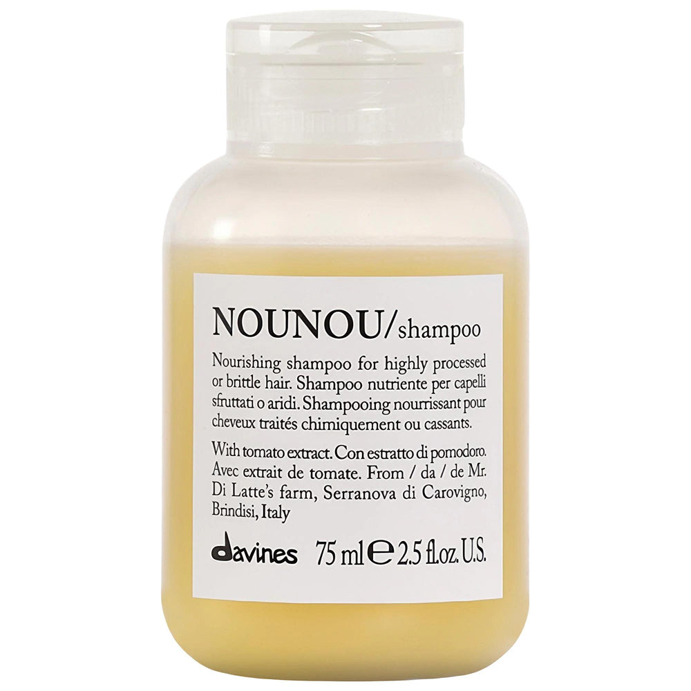 Davines NOUNOU Repair Shampoo: Sulfate & Paraben Free, Color Safe - Nourishing Shampoo for Dry, Damaged Hair, Breakage & Split Ends Davines NOUNOU: Repair Shampoo for Damaged, Dry Hair - Sulfate Free repair shampoo, damaged hair shampoo, dry hair shampoo, sulfate free shampoo, paraben free shampoo, color safe shampoo, nourishing shampoo, shampoo for split ends, shampoo for breakage, Davines NOUNOU Shampoo, hair shampoo, shampoo, hair care, damaged hair treatment, dry hair treatment, split end repair, breaka