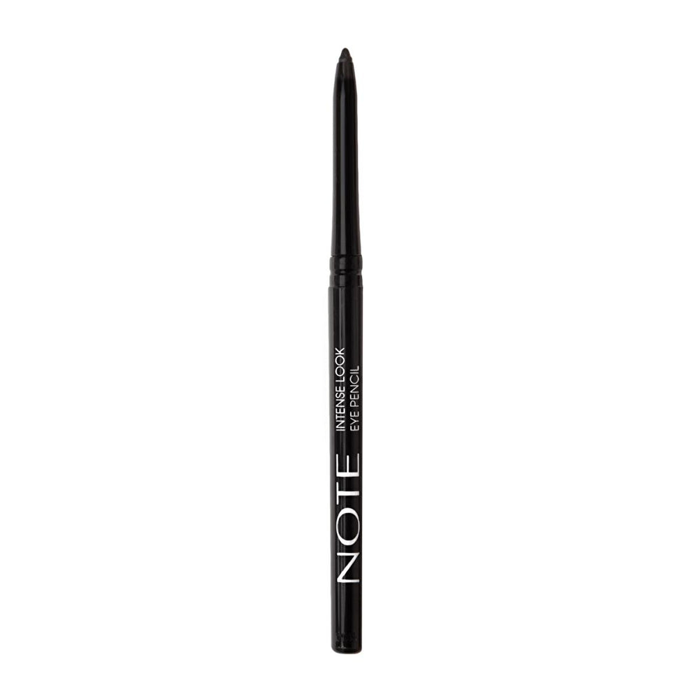 Note Cosmetics Intense Look Eye Pencil - Waterproof, Dermatologically Tested, Black Eyeliner for Sensitive Eyes - Eyeliner