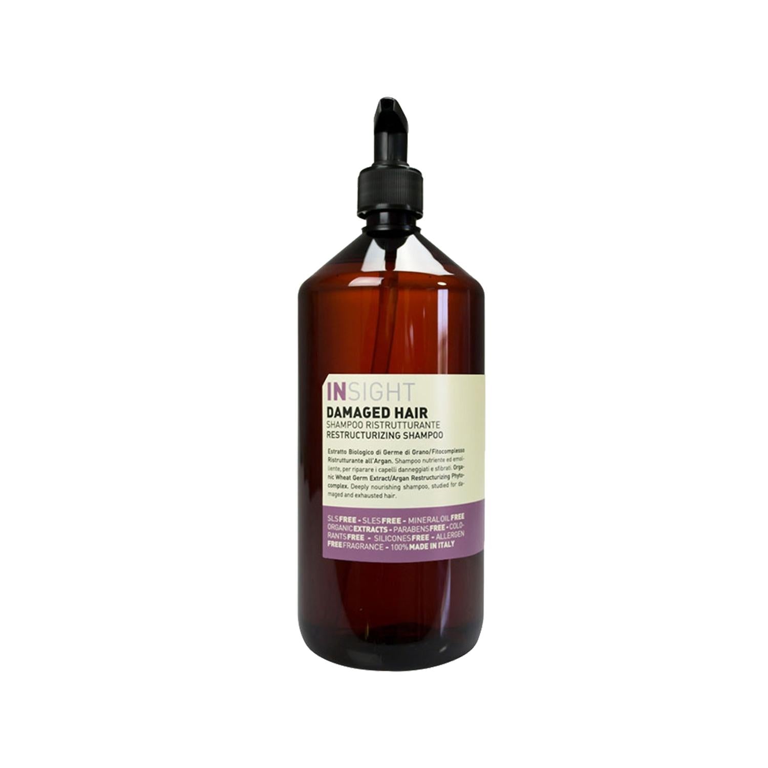 Insight Damaged Hair Restructurizing Shampoo 900ml - Repairs & Restores Damaged Hair, Large Volume Hair Care Insight 900ml Damaged Hair Shampoo - Repair & Restore Damaged Hair Shampoo, Restructurizing Shampoo, Insight Hair Care, Large Volume Shampoo, Repairing Shampoo, Hair Repair, Hair Restructuring, Hair Care Products, Damaged Hair Care, Insight Brand, 900ml Shampoo
