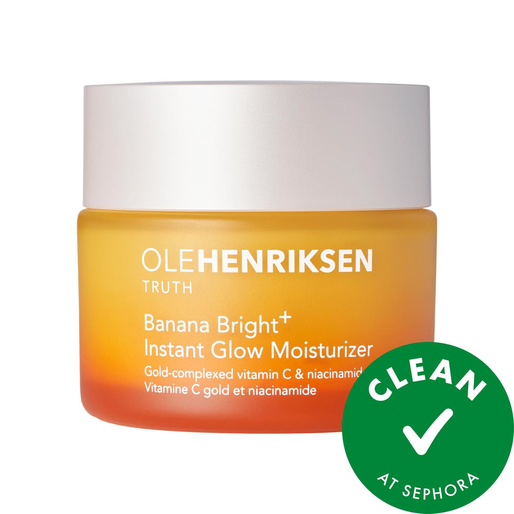OLEHENRIKSEN Banana Bright+ Vitamin C Brightening Moisturizer: Niacinamide Hydrating Face Cream for Radiant, Glowing Skin - Vegan & Cruelty-Free OLEHENRIKSEN Banana Bright+ Moisturizer: Vitamin C Glow! brightening moisturizer, vitamin C moisturizer, niacinamide face cream, hydrating face cream, vegan moisturizer, cruelty-free skincare, glow boosting moisturizer, anti-aging moisturizer, makeup primer moisturizer, banana bright moisturizer, facial moisturizer, skin brightening, dark spot reduction, fine lines