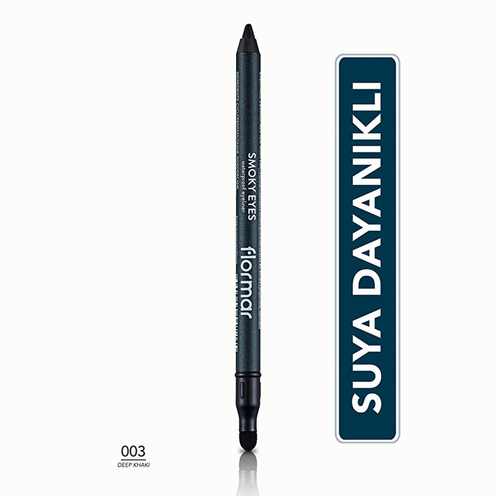 Flormar Smoky Eyes Waterproof Matte Eyeliner - Deep Khaki, Long-Lasting, Intense Pigment - view 4