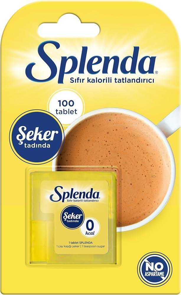 Splenda Sugar Substitute Tablets - Low-Calorie Sweetener for Diabetics & Dieters - Vitamin & Supplement