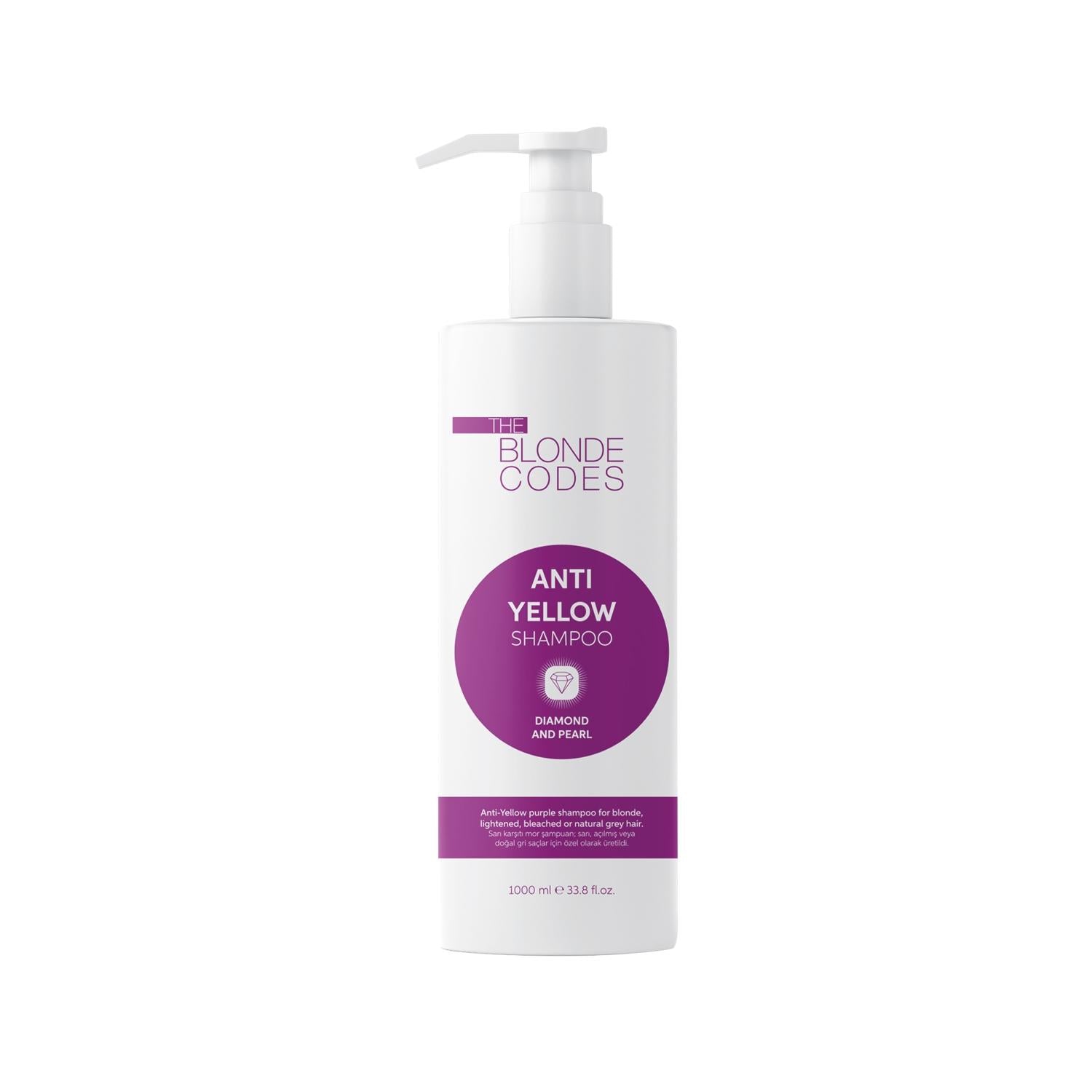 The Color Codes Purple Shampoo for Blonde Hair - Anti-Brassy, Color-Treated Hair Care, 1000ml The Color Codes Purple Shampoo for Blonde Hair purple shampoo, blonde hair care, anti-brassy shampoo, color-treated hair products, The Color Codes, hair care, blonde hair maintenance, brassy tone reduction, color vibrancy, hair color correction
