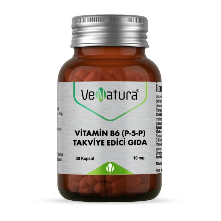 VeNatura Vitamin B6 (P-5-P) - 10 mg | 30 Capsules - image 2