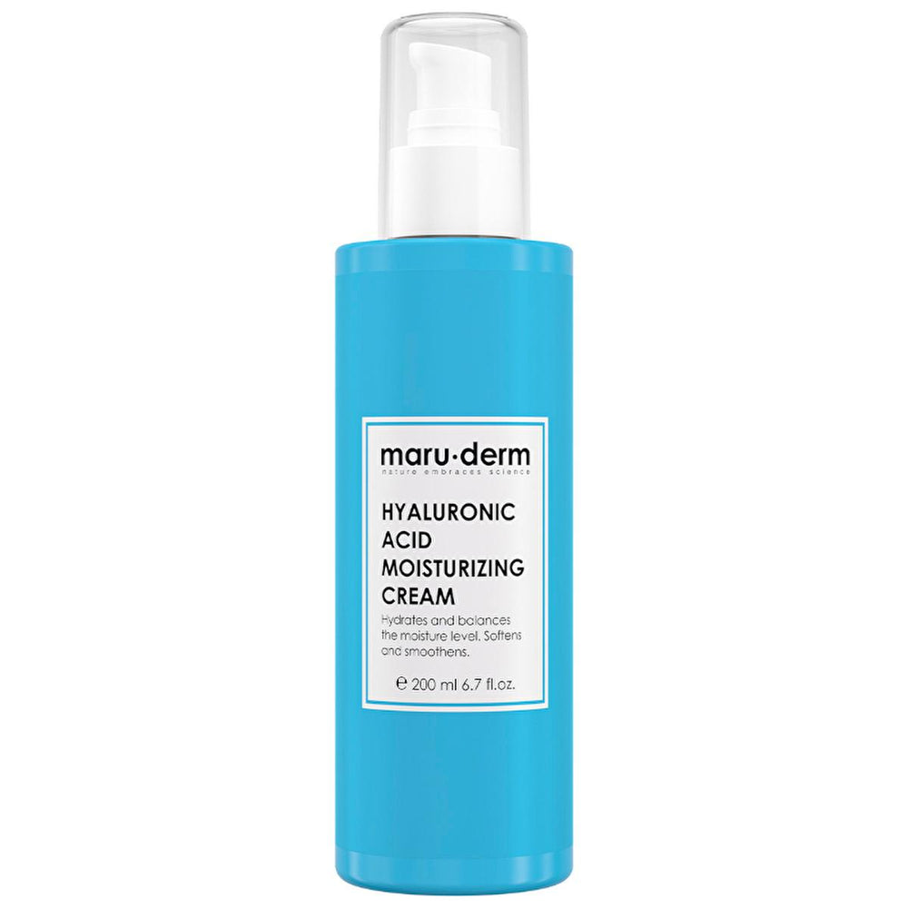Maruderm Hyaluronic Acid Moisturizing Cream - Intense Hydration, Anti-Aging, Face & Body Lotion, Paraben & Fragrance-Free for Sensitive & Dry Skin (200ml) Maruderm Hyaluronic Acid Cream: Intense Moisture & Anti-Aging hyaluronic acid cream, moisturizing face cream, body lotion, sensitive skin moisturizer, anti-aging cream, paraben free skincare, fragrance free moisturizer, niacinamide cream, intense hydration cream, dry skin cream, hyaluronic acid, moisturizer, face cream, body cream, sensitive skin, anti-ag
