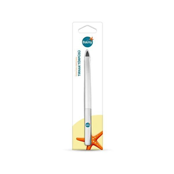 Balmy Nail File - Ergonomic Steel Nail Care Tool for Smooth Shaping Balmy Nail File for Smooth Shaping nail file, nail care, personal grooming, nail shaping tool, steel nail file, nail care tools, grooming essentials, nail health, manicure tools