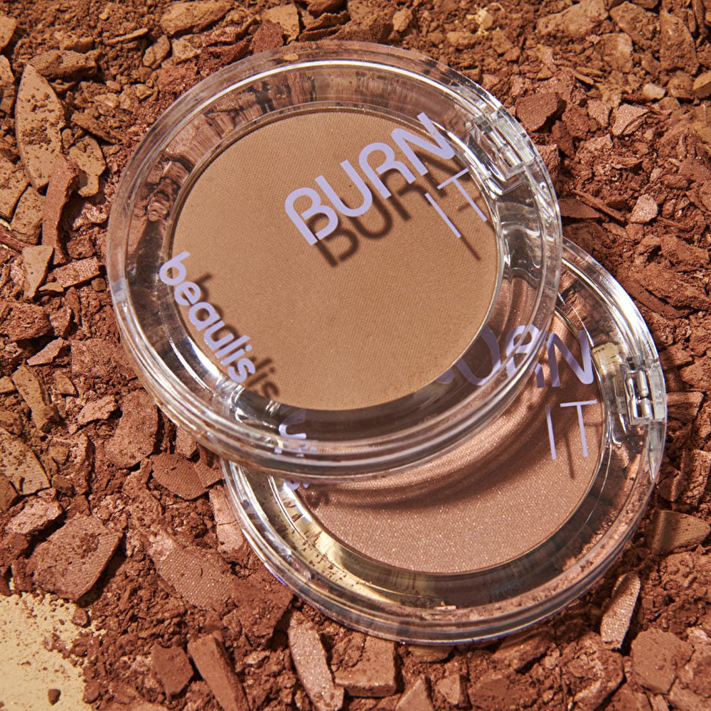 Beaulis Burn It Toz Bronzer 192 Natural Bronze - Powder Bronzer for Natural Glow Makeup Contouring - view 4