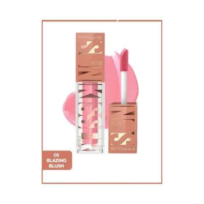 Maybelline New York Sunkisser Liquid Blush - 05 Blazing Blush, Natural Flush for Sensitive Skin Maybelline New York Liquid Blush - Natural Flush for Sensitive Skin liquid blush, natural flush, sensitive skin friendly, Maybelline New York, Sunkisser Likit Allık, easy makeup, natural makeup, effortless makeup, blush for sensitive skin, healthy glow, sun-kissed appearance, cosmetic, makeup, beauty product, cheek color, facial makeup