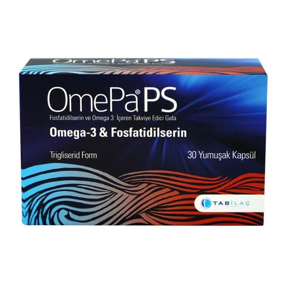 OmePa Omega 3 & Phosphatidylserine Dietary Supplement Soft Capsules - Brain & Heart Health Support OmePa Omega 3 & Phosphatidylserine Supplement for Brain & Heart Health Omega 3 supplement, Phosphatidylserine supplement, Dietary supplement, Cognitive support, Heart health supplement, Brain health, Fish oil supplement, Wellness supplement, Nutritional support, Health supplement, Soft capsules