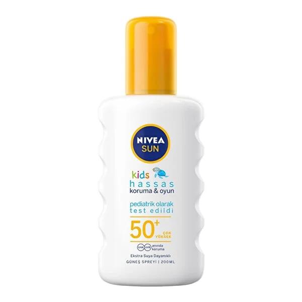 Nivea Nivea Sun Kids Hassas Koruma Güneş Spreyi SPF 50+ Sunscreen Spray for Sensitive Skin - 6.76 fl oz - image 2