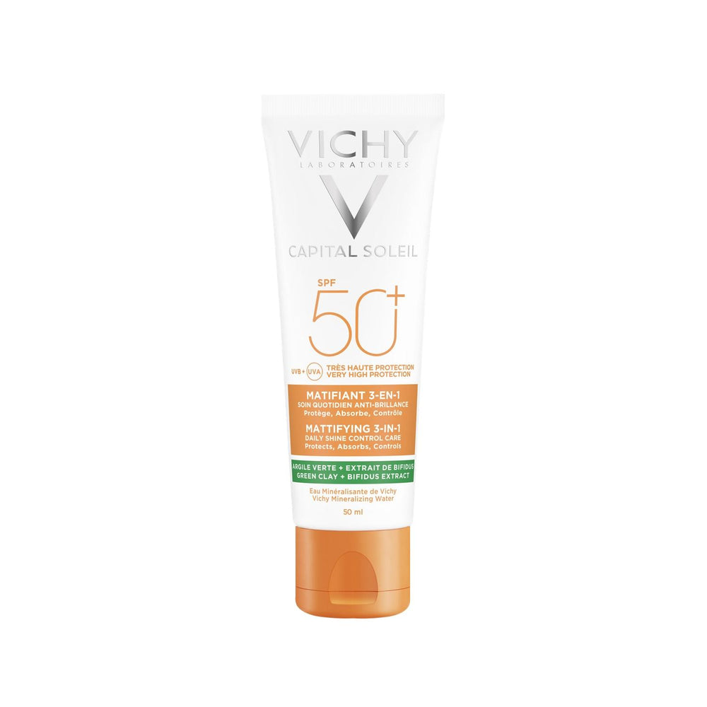 Vichy Capital Soleil SPF 50 Mattifying Facial Sunscreen - Broad Spectrum Protection, Matte Finish, 1.69 fl oz Vichy Capital Soleil SPF 50 Mattifying Sunscreen - Broad Spectrum Vichy Capital Soleil, SPF 50 sunscreen, Mattifying sunscreen, Facial sunscreen, Sunscreen for face, Broad spectrum protection, Matte finish, Daily skincare, Skin protection, UV protection, Anti-aging, Skincare essentials