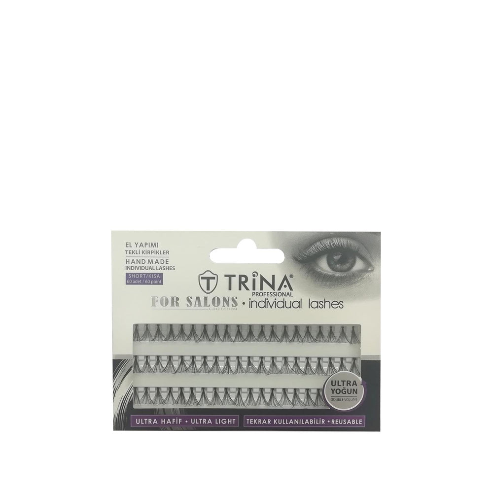 Trina Handmade Individual Short False Eyelashes - 60 Pieces, Enhancing Natural Lashes for Everyday Beauty Trina Handmade False Eyelashes - 60 Pieces false eyelashes, individual lashes, handmade eyelashes, short false eyelashes, cosmetic eyelashes, beauty products, makeup accessories, everyday beauty, special occasion beauty, false lash application, natural lash enhancement, beauty essentials