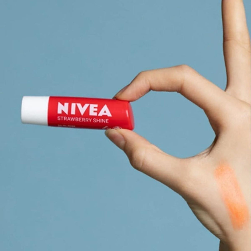 Nivea Nourishing Lip Care Balm with 24-hour Moisturization - Mineral Oil-Free Lip Balm - view 5