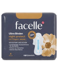 Facelle Ultra Night Pads with Wings for Extra Protection 8-Pack