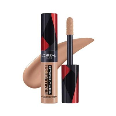 Loreal Paris Infaillible More Than Concealer - Long-Lasting High Coverage for All Skin Types Loreal Paris Infaillible Concealer - 24hr Coverage Loreal Paris Infaillible Concealer, Long-lasting concealer, High coverage concealer, Concealer for dark circles, Concealer for all skin types, Makeup, Cosmetics, Beauty products, Skincare, Flawless finish, Natural look, Sensitive skin, Dry skin, Oily skin, Combination skin
