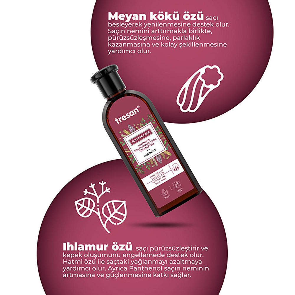 Tresan Sulfate-Free Shampoo with Licorice Root Extract - Moisturizing, Gentle, Natural Hair Care - 10.14 fl oz - view 3