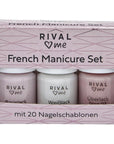 Rival Loves Me French Manicure Set with 20 Stencils 12 ml