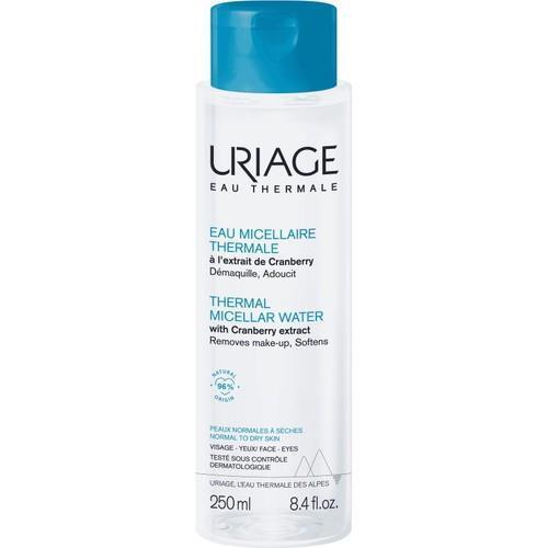 uriage thermal micellar water 250ml bottle, cleanser for normal and dry skin by uriage Uriage Thermal Micellar Water - 250ml | For Normal & Dry Skin Uriage Thermal Micellar Water for Normal & Dry Skin - 250ml uriage, micellar-water, beauty, skin-care, hydrating-cleanser, sensitive-skin, facial-cleanser, makeup-remover, cosmetic, ai-generated