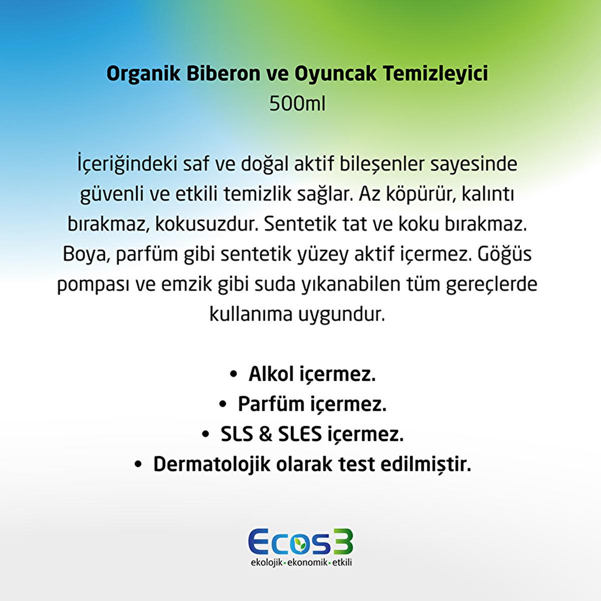 Ecos3 Organic Baby Bottle & Toy Cleaner 500ml - Natural, Vegan Certified, Fragrance-Free Ecos3 Organic Baby Bottle Cleaner - Natural & Vegan organic baby bottle cleaner, vegan certified toy cleaner, natural baby cleaning products, fragrance-free baby cleaner, biodegradable baby cleaning solution, baby essentials, eco-friendly parenting, sensitive skin care, natural cleaning products, cruelty-free baby products
