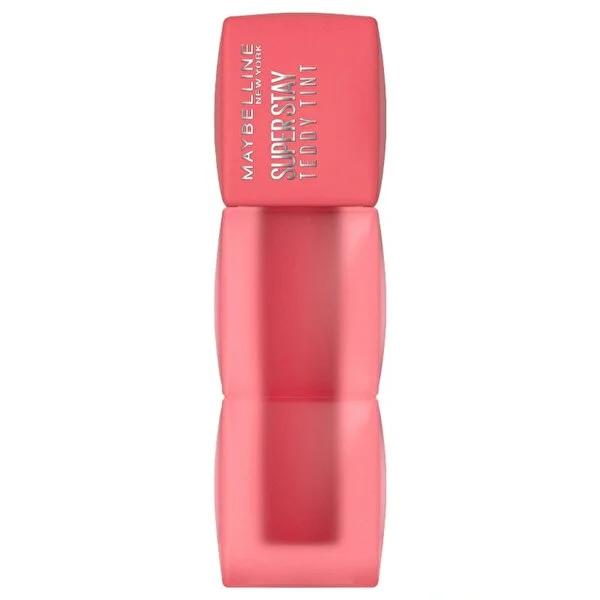Maybelline Super Stay Teddy Tint - Long-Lasting Liquid Matte Lip Tint for Fluffy Lips Maybelline Super Stay Teddy Tint - Long-Lasting Matte Lip Color liquid matte lip tint, long-lasting lipstick, Maybelline Super Stay Teddy Tint, matte lip color, multi-purpose makeup, long-lasting lip color, fluffy lips, trendy lip makeup, cosmetic, beauty product, makeup, lip care, cheek color