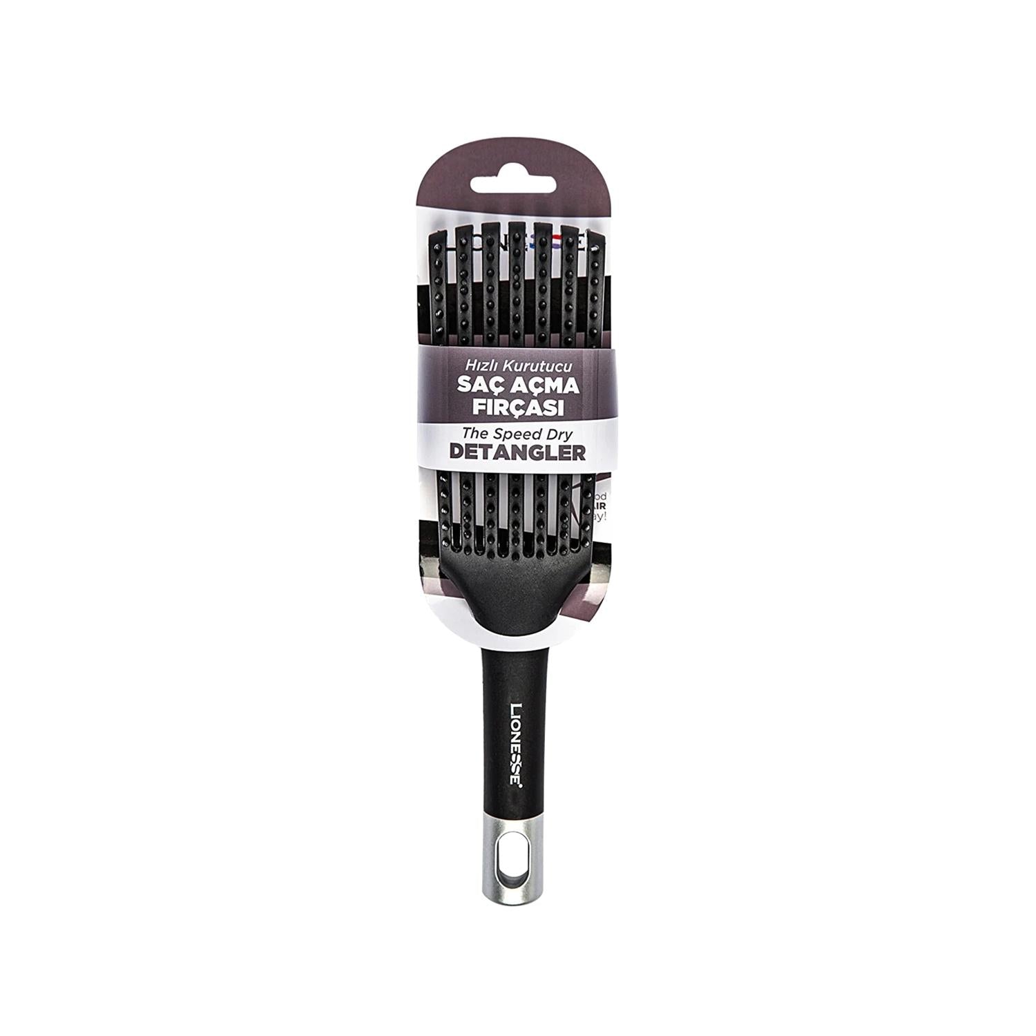 Lionesse Hair Dryer Brush - Fast Drying & Styling in One Step Lionesse Hair Dryer Brush - Quick & Easy Styling hair dryer brush, quick hair drying, styling brush, fast drying hair tool, multi-functional hair styler, hair care, styling tools, beauty products, Lionesse, hair styling, busy lifestyles, convenience, fast drying, easy styling