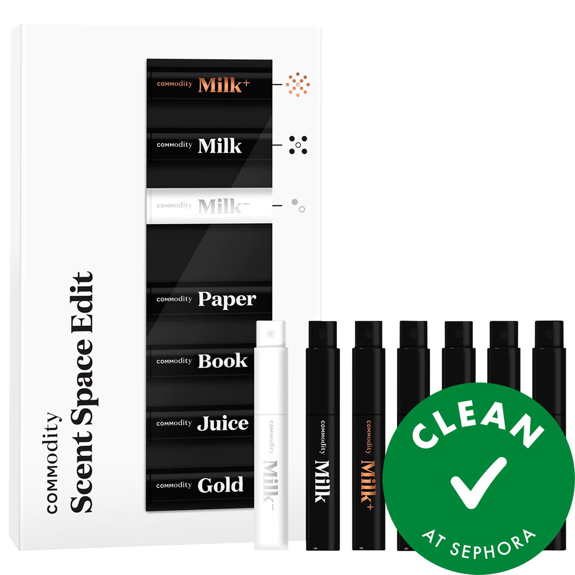 Commodity Scent Space Edit Discovery Fragrance Set - Sephora Exclusive 7-Piece Travel-Sized Perfume Gift Set Commodity Fragrance Set - 7 Travel-Sized Scents fragrance set, scent discovery, Commodity fragrances, Sephora exclusive, Clean at Sephora, travel-sized perfumes, sample fragrances, gift sets, perfume samplers, fragrance gifts, diverse fragrances