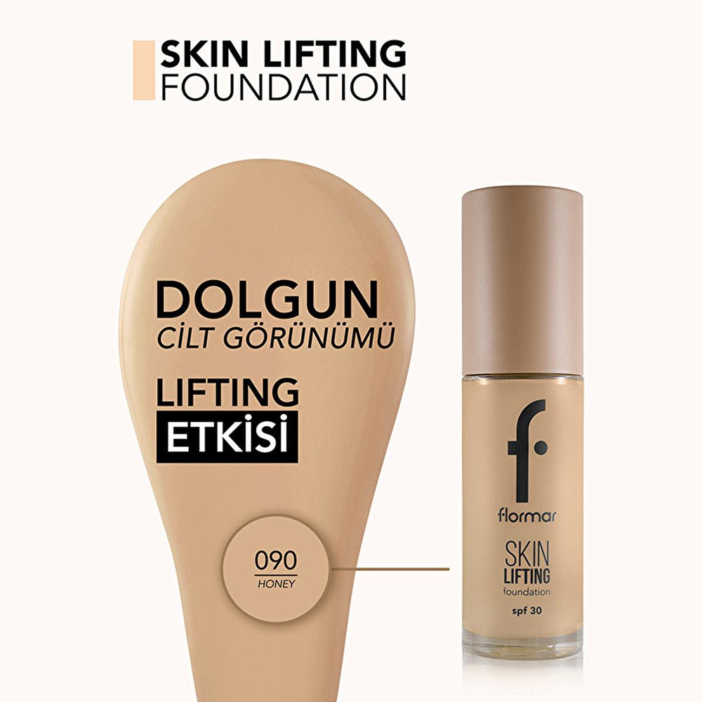 Flormar Anti-Aging Foundation Makeup with SPF 30 - Natural Coverage, Hydrating, and Anti-Aging Benefits - view 3