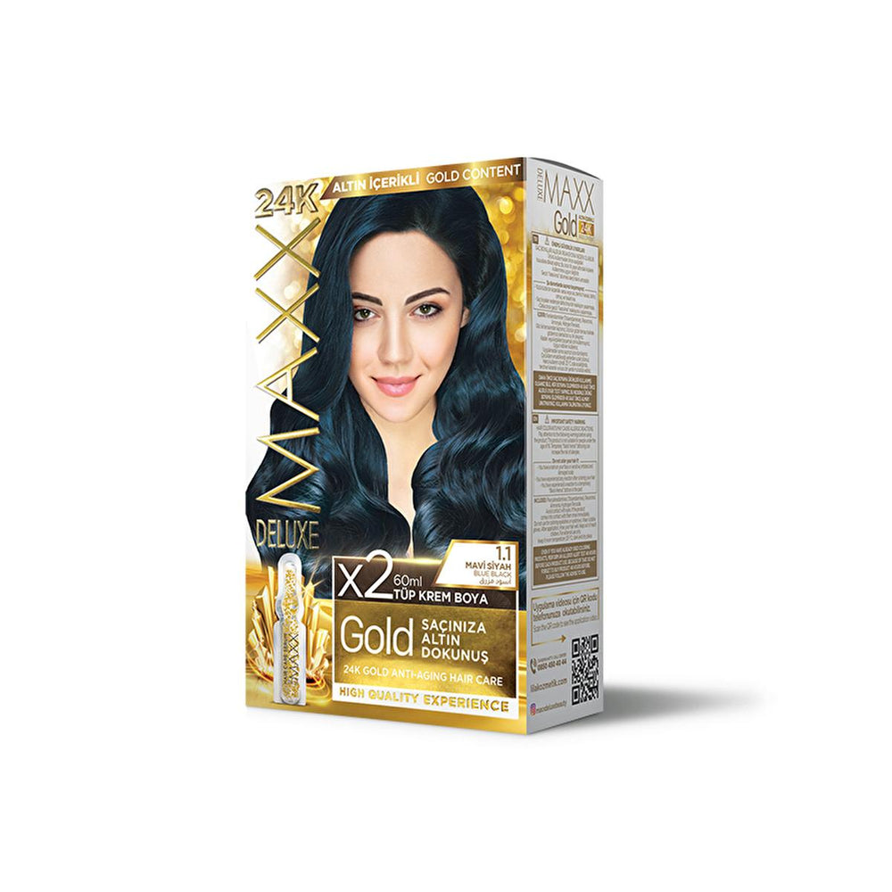 Maxx Deluxe Golden Beauty 24K Hair Dye - Nourishing, Vibrant Color with Avocado Oil & Gold Particles - view 2