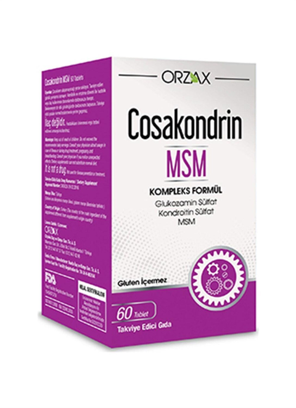 Ocean Orzax Cosakondrin MSM 60 Tablets - Joint Health Supplement with Glucosamine, Chondroitin & MSM - image 2