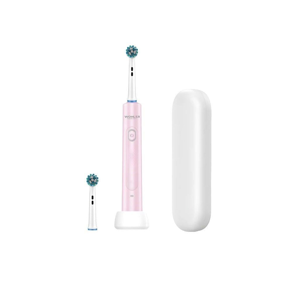 Wohler Electric Toothbrush in Pink for Deep Clean 1 Count
