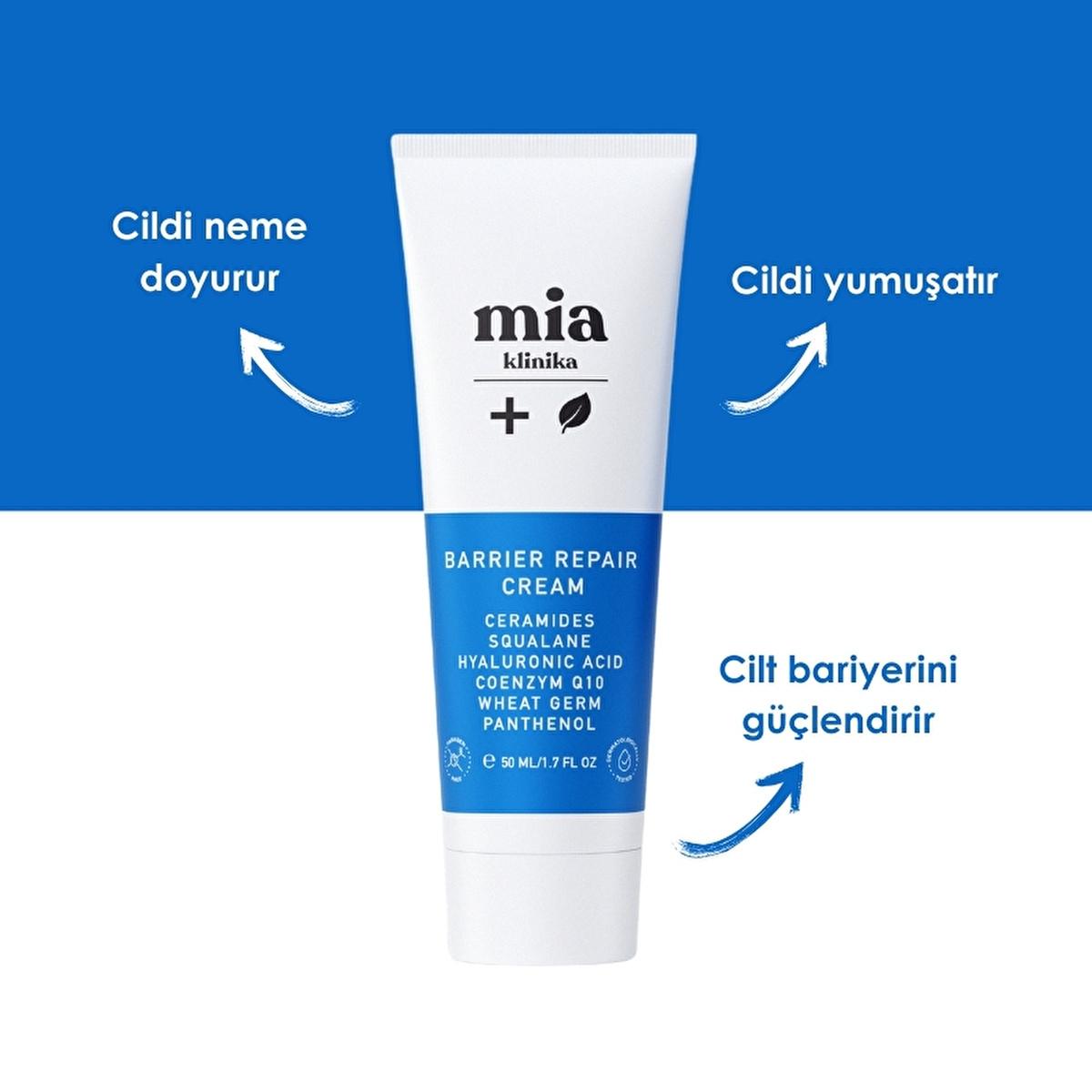 Mia Klinika Skin Barrier Strengthening Face Cream: Repair, Revitalize & Hydrate Sensitive Skin | Bariyer Güçlendirici Krem Mia Klinika Skin Barrier Face Cream | Repair & Hydrate skin barrier cream, repairing face cream, revitalizing moisturizer, hydrating face cream, sensitive skin cream, Mia Klinika, bariyer güçlendirici krem, onarıcı krem, canlandırıcı krem, nemlendirici krem, facial cream, skin repair, skin hydration, sensitive skin, skin barrier, face moisturizer, hydrating, revitalizing, soothing, skin