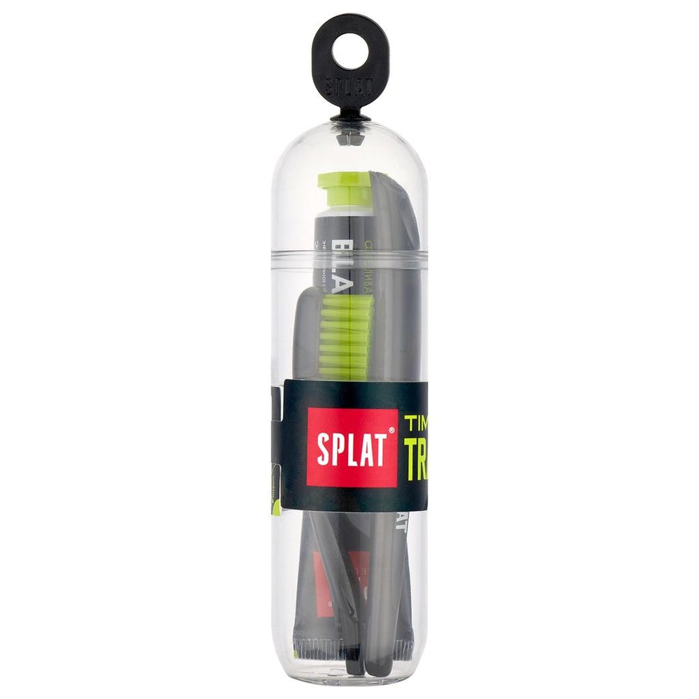 Splat Blackwood Whitening Toothpaste & Brush Travel Set 25g