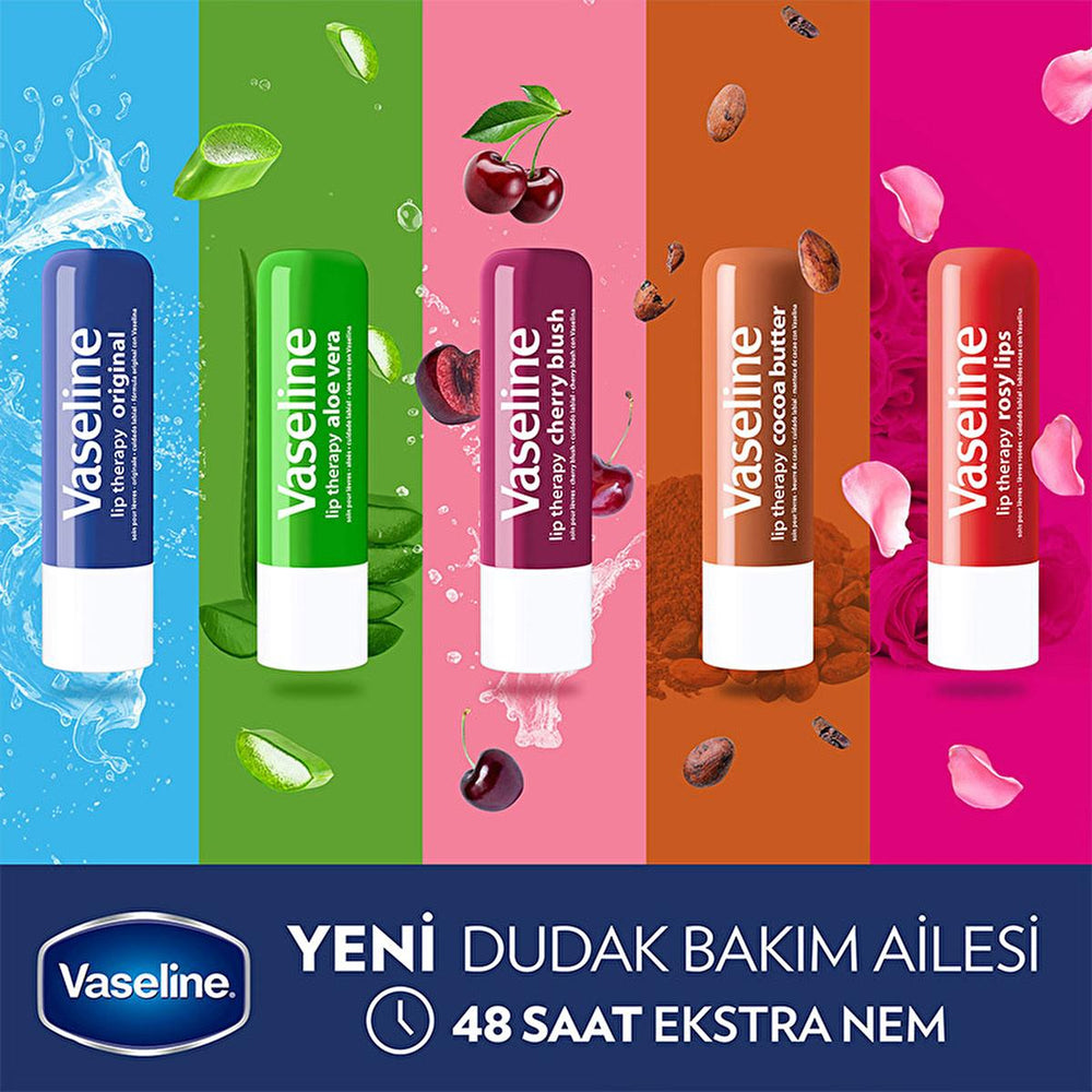 Vaseline Lip Therapy Original Lip Care Balm - 48 Hour Moisturizing Relief for Dry, Chapped Lips - Long Lasting - view 7