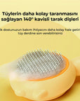 Neutron Pet Grooming Tool - Adjustable Comb for Cats & Dogs, Ergonomic Handle, Easy Hair Collection - Hair Accessories