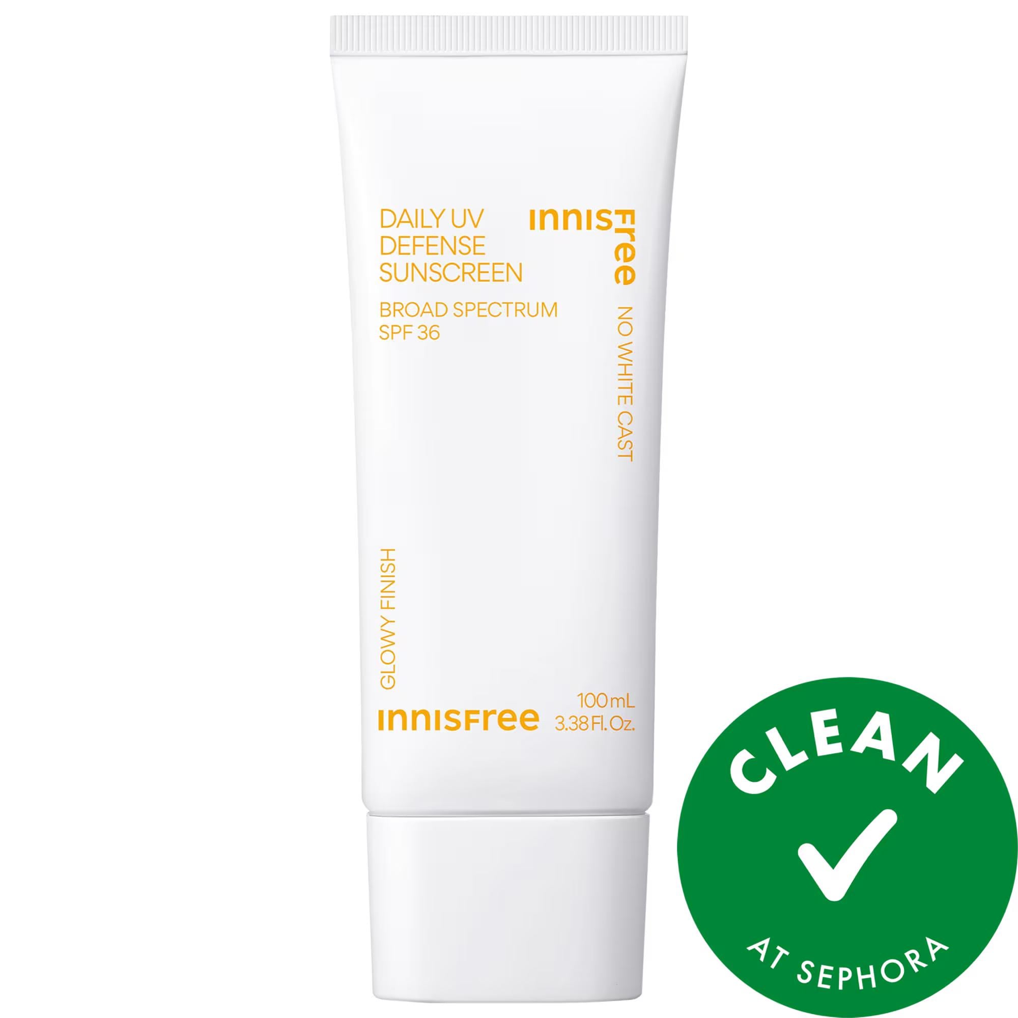 Drunk Elephant Daily UV Defense Invisible Broad Spectrum SPF 36 Sunscreen - No White Cast, Vegan, Lightweight Moisturizing Cream for Daily Sun Protection Daily UV Defense SPF 36 Sunscreen - No White Cast &amp; Vegan Daily Sunscreen, Broad Spectrum SPF 36, No White Cast Sunscreen, Vegan Sunscreen, Clean Skincare, Lightweight Moisturizing Cream, Green Tea, Sunflower Seed Oil, Cruelty-Free, Recyclable Packaging, Skincare, Sun Protection, Anti-Aging, Hydrating Sunscreen