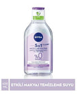Nivea Micellar Makeup Remover Water - Gentle, Effective Cleansing for Sensitive Skin - 13.53 fl oz - Makeup Remover