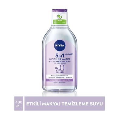 Nivea Micellar Makeup Remover Water - Gentle, Effective Cleansing for Sensitive Skin - 13.53 fl oz - Makeup Remover