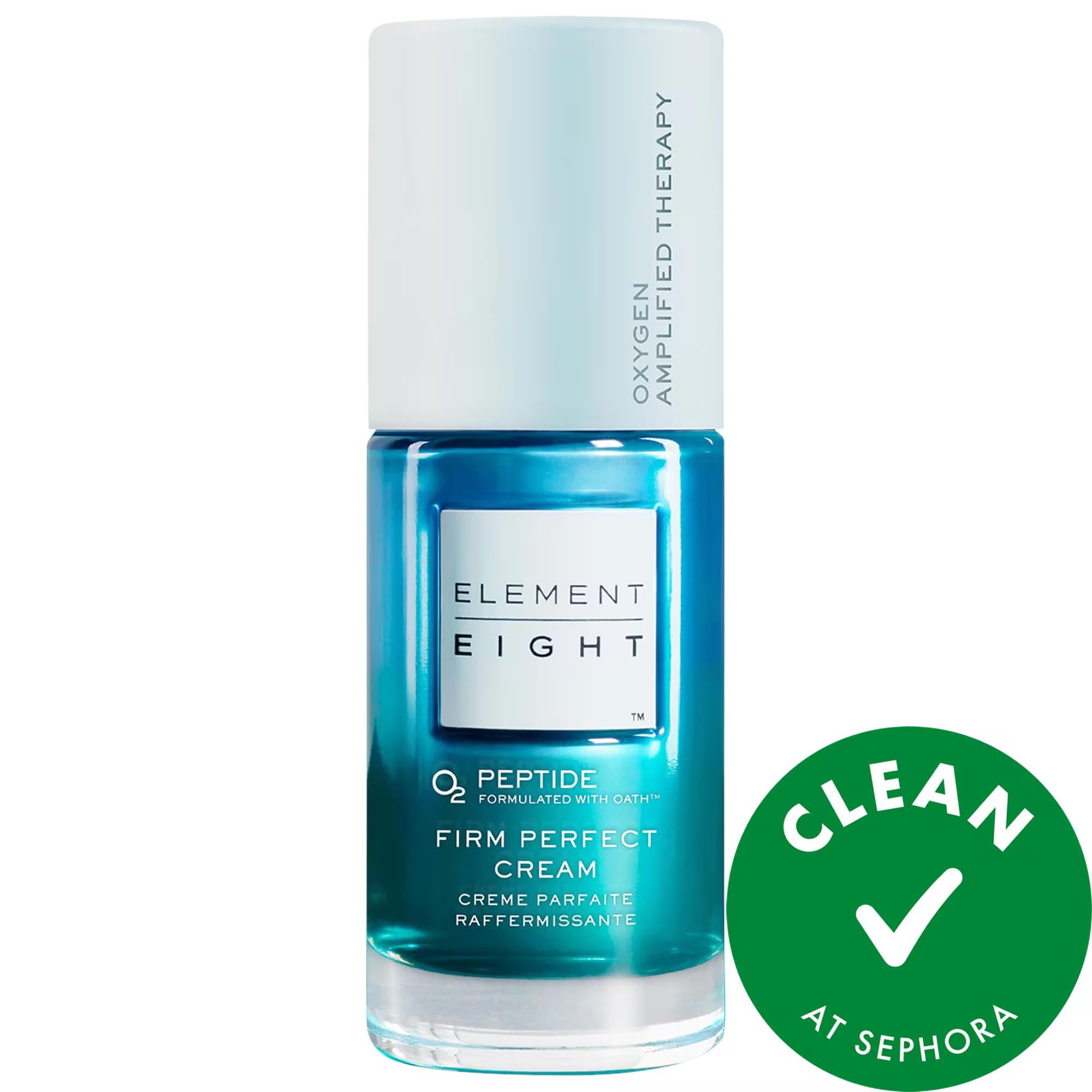 Element Eight O2 Peptide Firm Perfect Facial Moisturizer: Wrinkle Reduction, Skin Firming, Liquid Oxygen - Anti-Aging Cream for Youthful Skin O2 Peptide Moisturizer - Anti-Aging Wrinkle Cream | Element Eight peptide moisturizer, anti-aging cream, wrinkle reduction, skin firming moisturizer, liquid oxygen skincare, vegan moisturizer, cruelty-free skincare, tranexamic acid skin brightener, fine lines and wrinkles, oily skin moisturizer, facial moisturizer, anti-aging, wrinkles, skin firming, liquid oxygen, ve