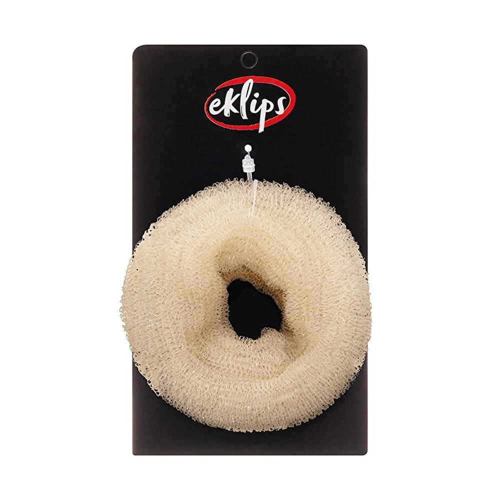 Eklips Small Hair Donut Bun Maker in Cream