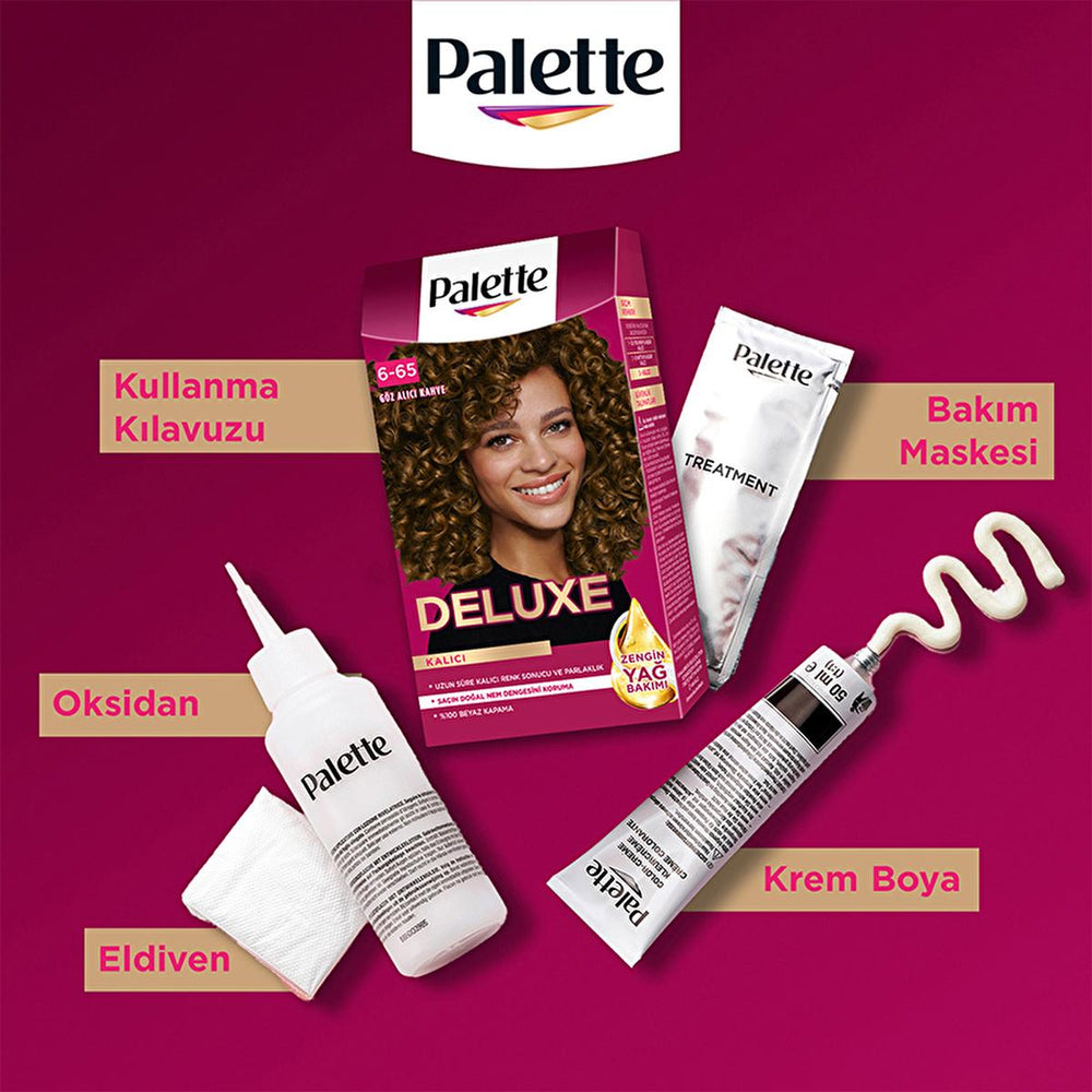 Palette Deluxe Hair Dye - Long-Lasting Coffee Brown Color with Nourishing Formula - view 8